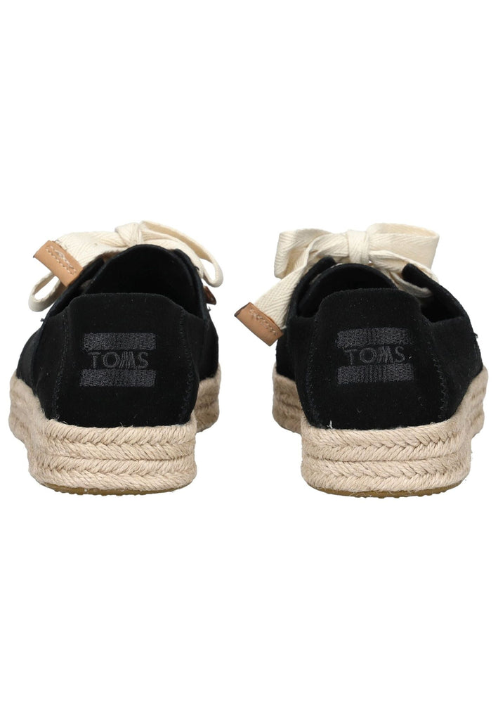 TOMS Halbschuhe Leder Schwarz