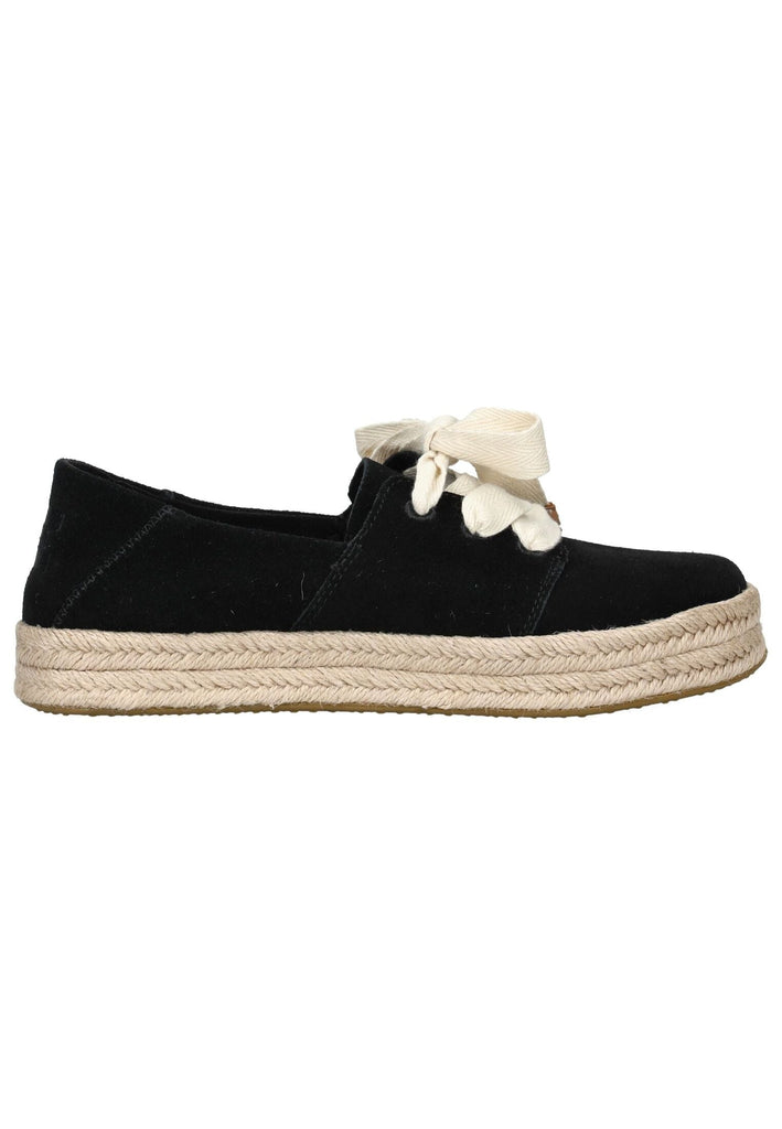 TOMS Halbschuhe Leder Schwarz
