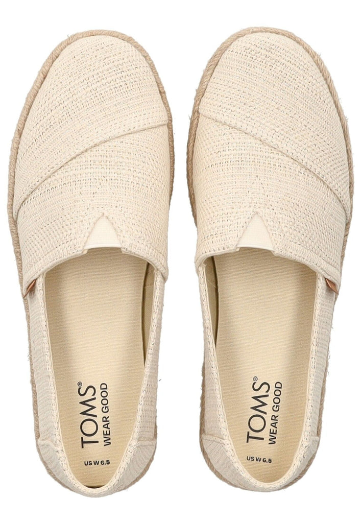 TOMS Halbschuhe Textil Natural
