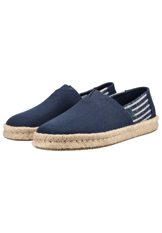 TOMS Halbschuhe Textil Navy