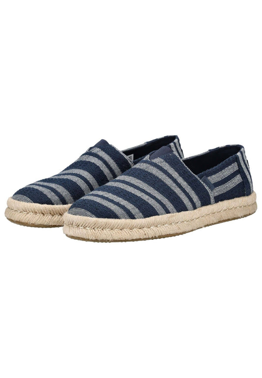 TOMS Halbschuhe Textil Navy