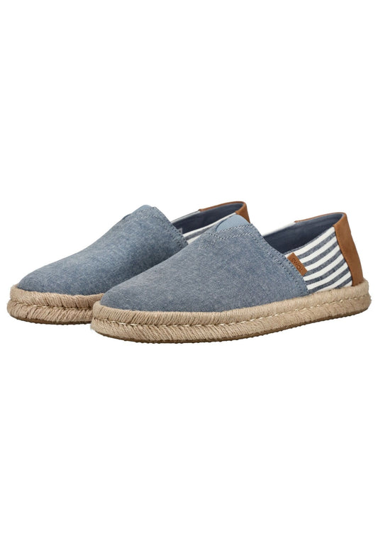 TOMS Halbschuhe Textil Navy