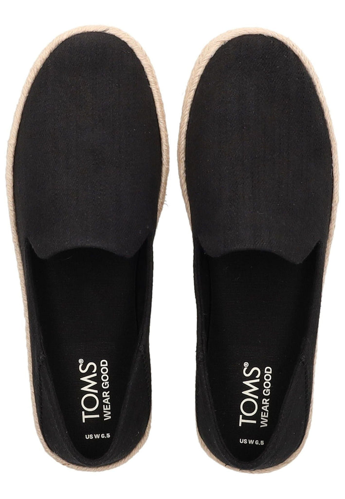 TOMS Halbschuhe Textil Schwarz
