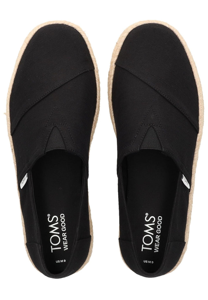 TOMS Halbschuhe Textil Schwarz