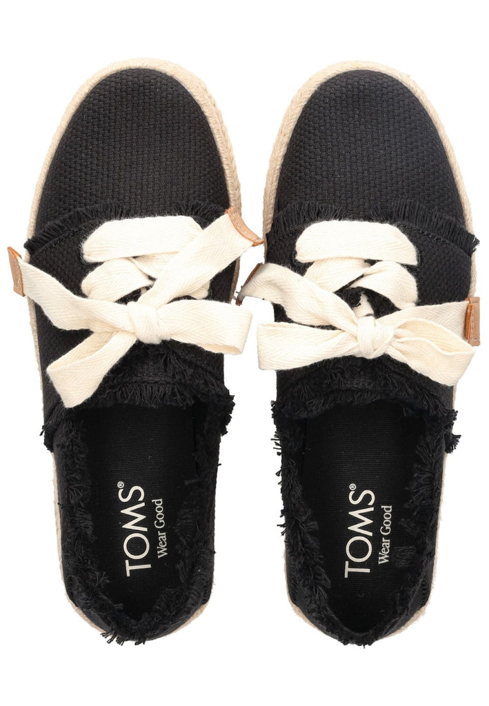 TOMS Halbschuhe Textil Schwarz/Beige