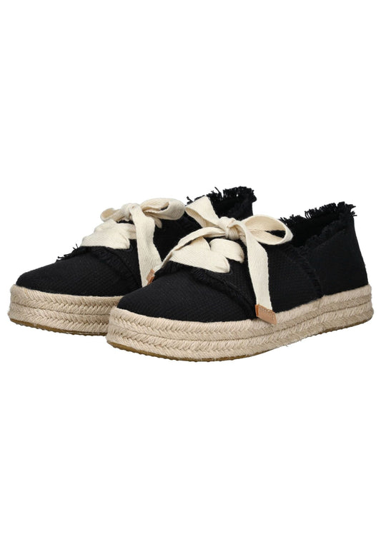 TOMS Halbschuhe Textil Schwarz/Beige