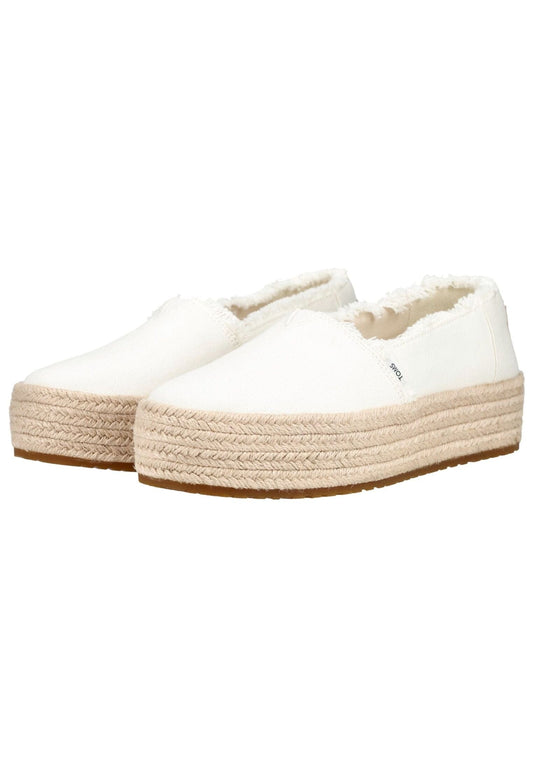 TOMS Halbschuhe Textil Weiß