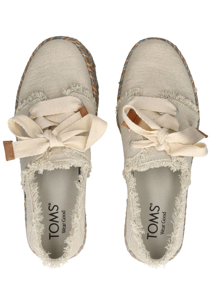 TOMS Halbschuhe Textil Weiß/Beige