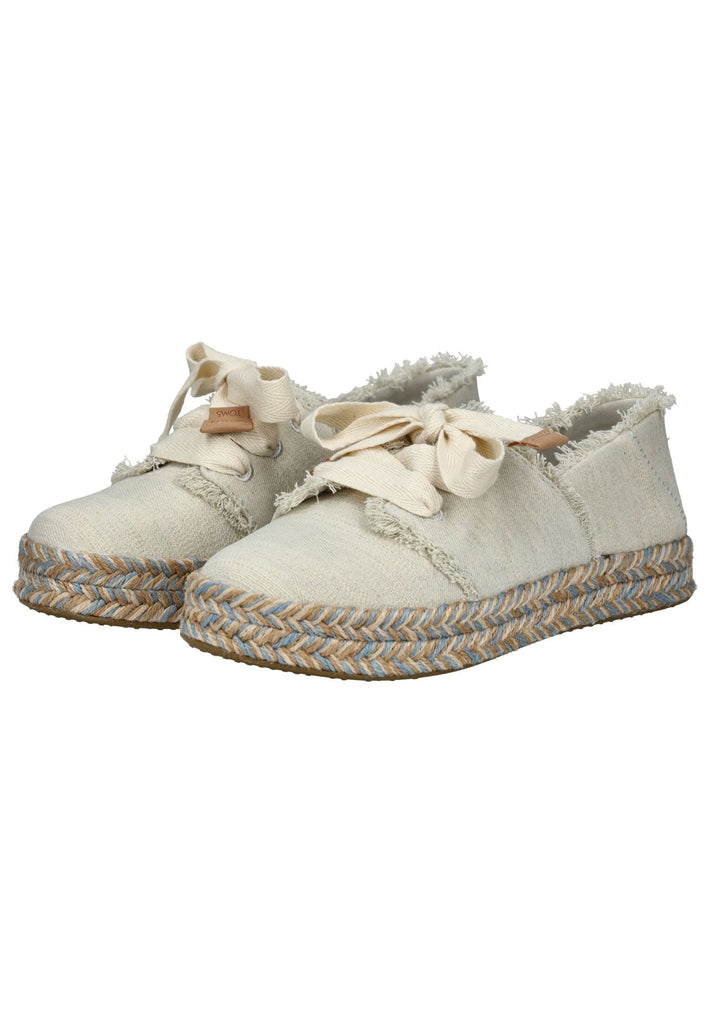 TOMS Halbschuhe Textil Weiß/Beige