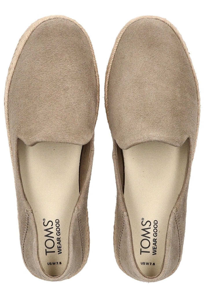 TOMS Halbschuhe Veloursleder Natural