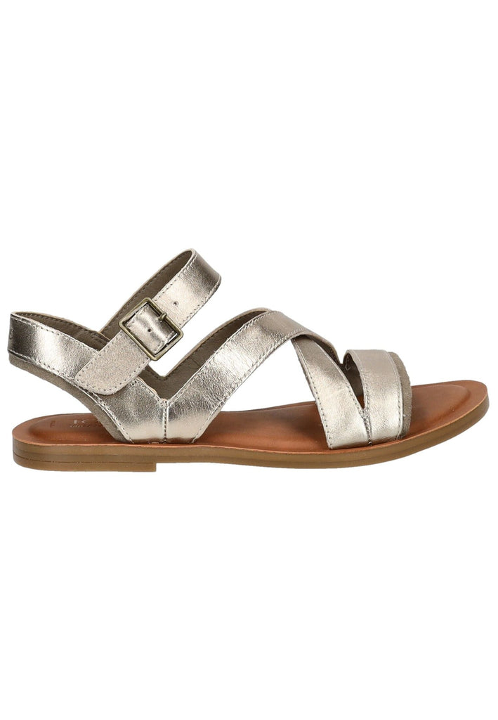 TOMS Sandalen Leder Gold