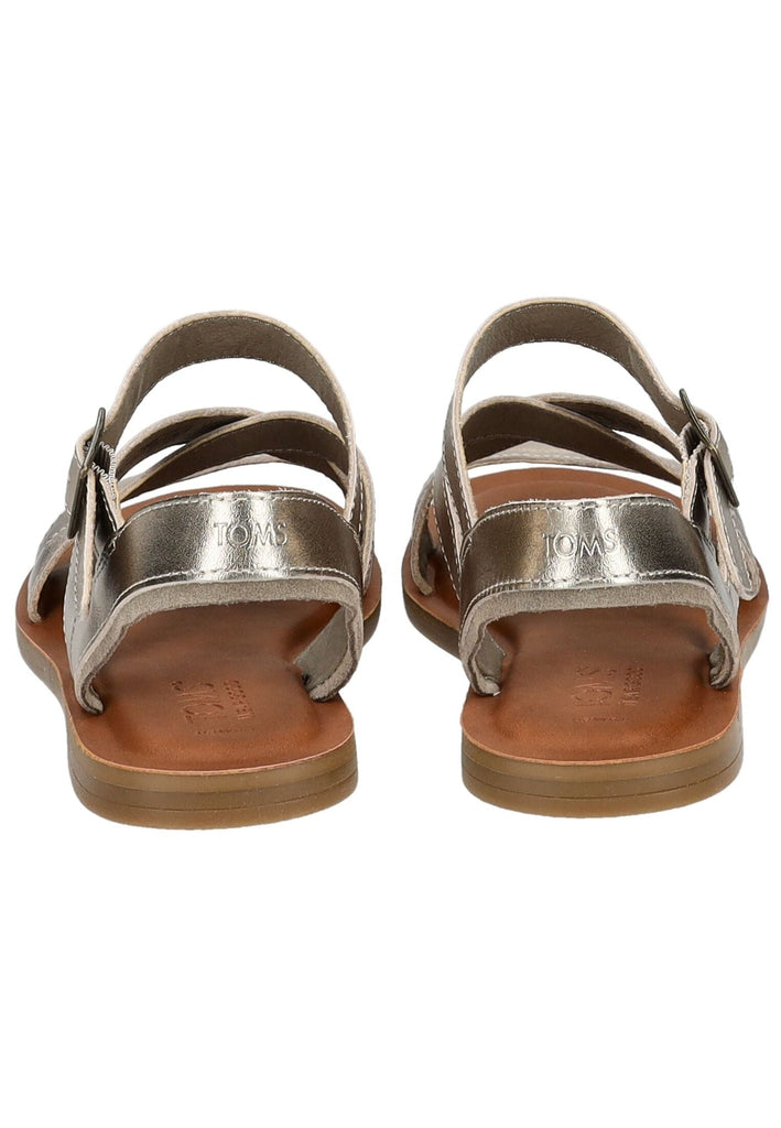 TOMS Sandalen Leder Gold