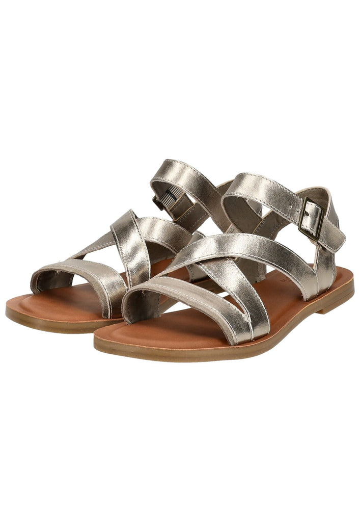 TOMS Sandalen Leder Gold