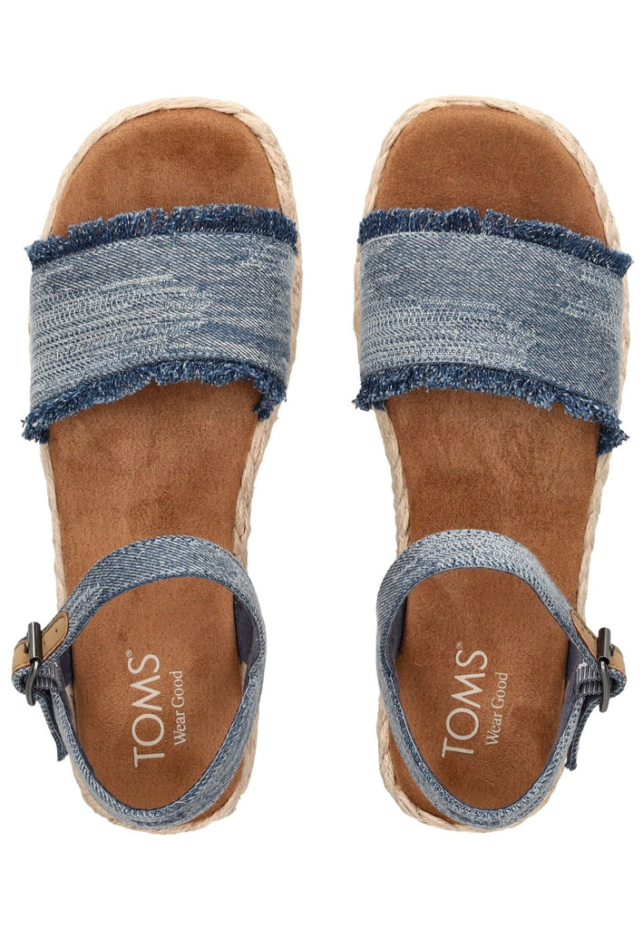 TOMS Sandalen Textil Blau