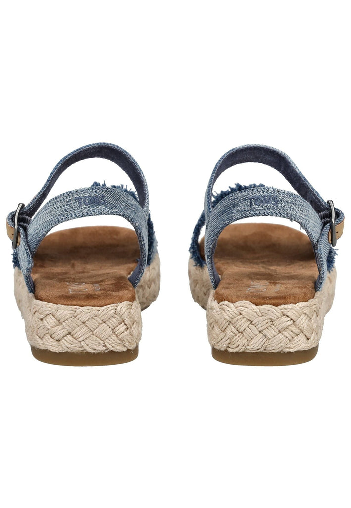 TOMS Sandalen Textil Blau