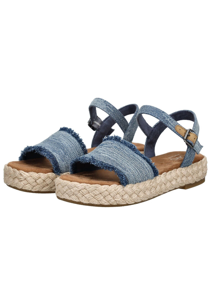 TOMS Sandalen Textil Blau