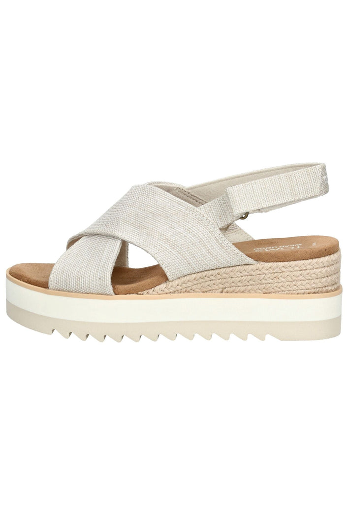 TOMS Sandalen Textil Natural