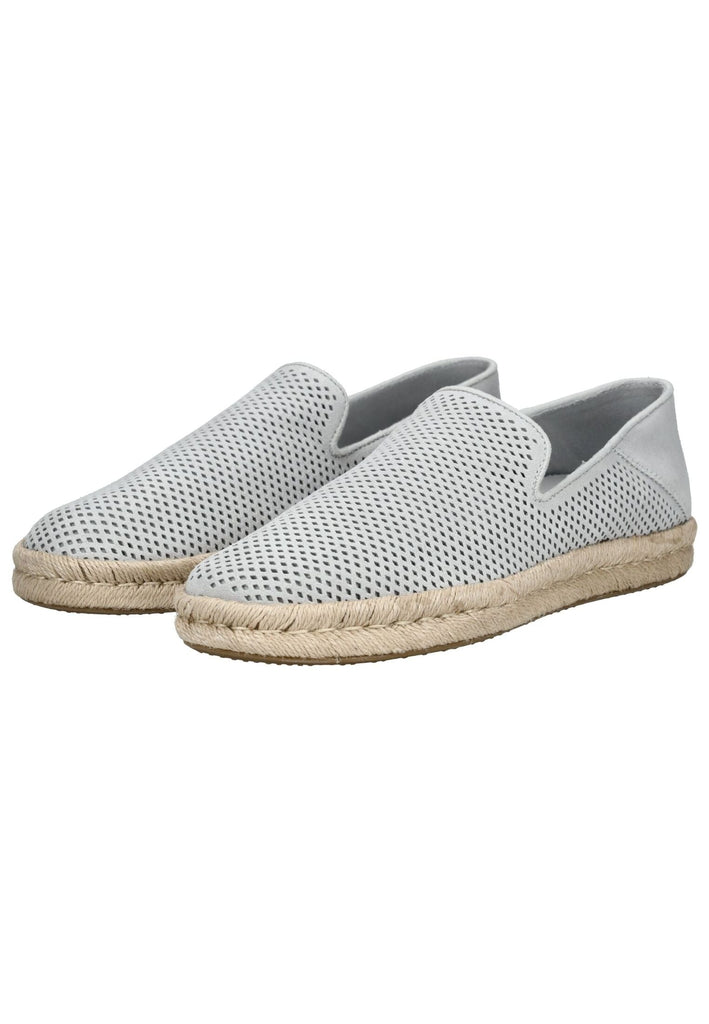 TOMS Slipper Leder Grau