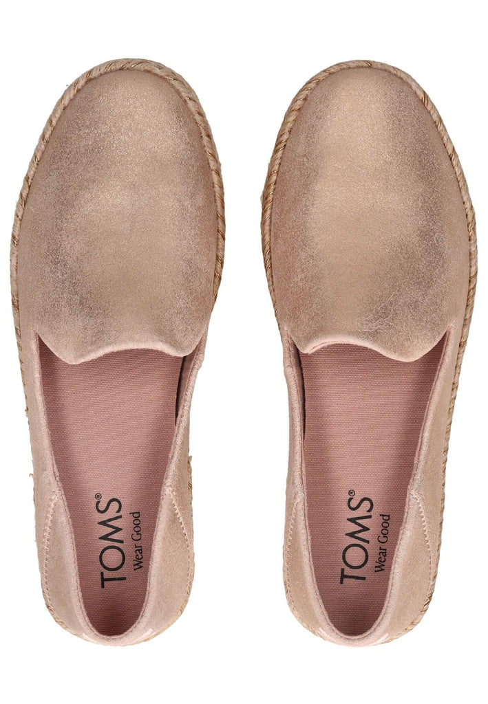 TOMS Slipper Leder Pink