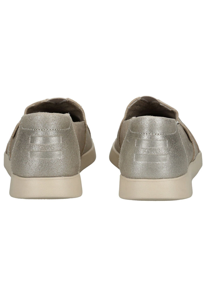 TOMS Slipper Leder Silber