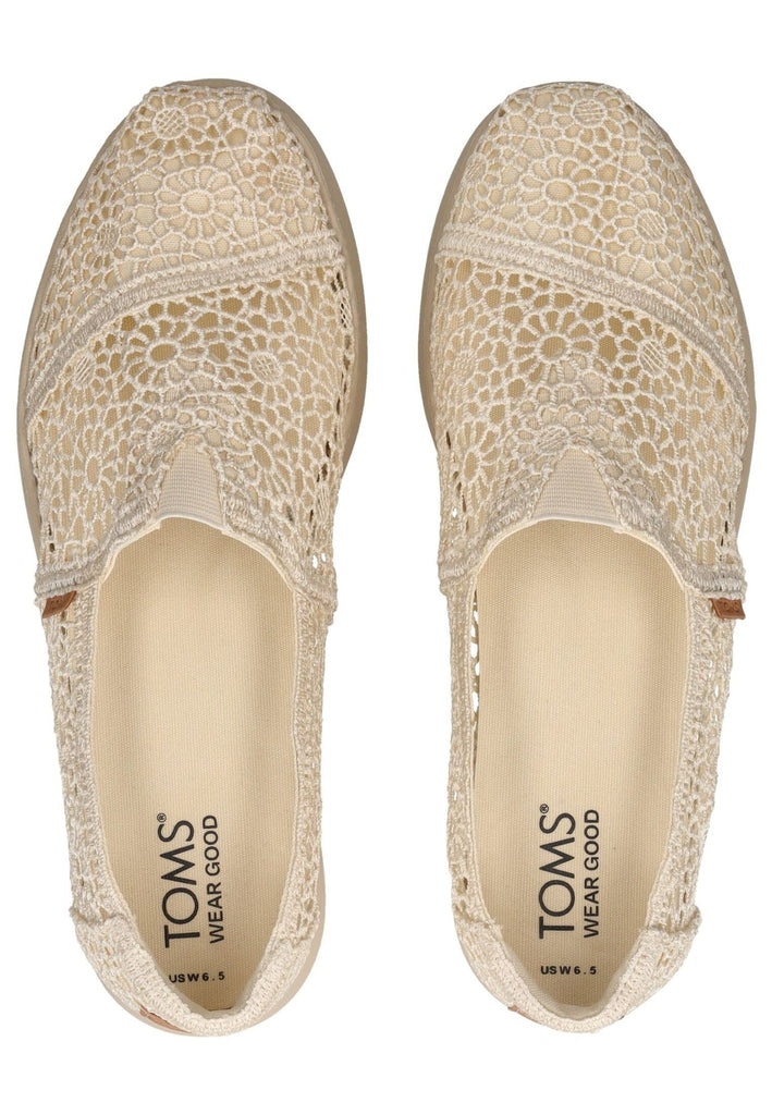 TOMS Slipper Textil Beige