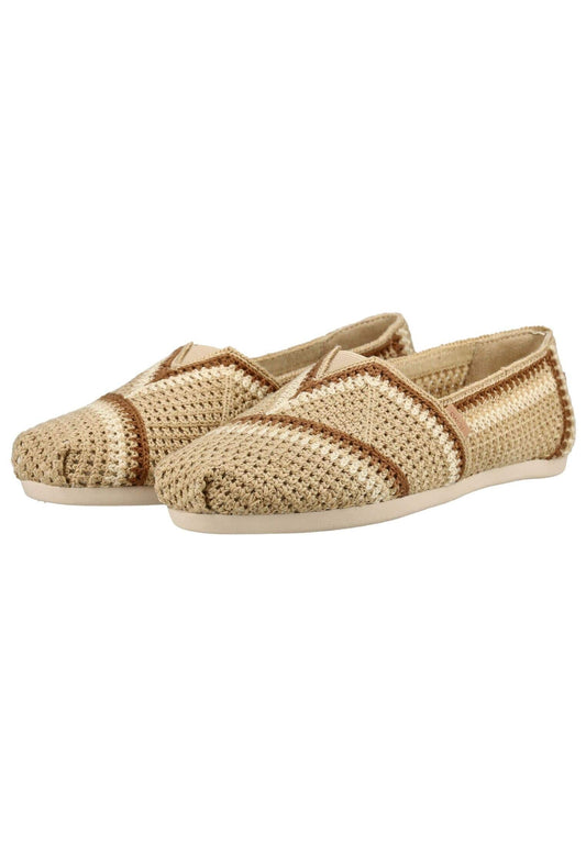 TOMS Slipper Textil Dunkelbeige