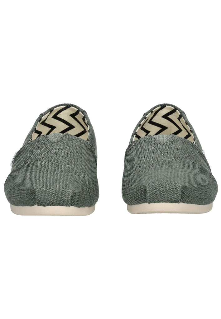 TOMS Slipper Textil Grün