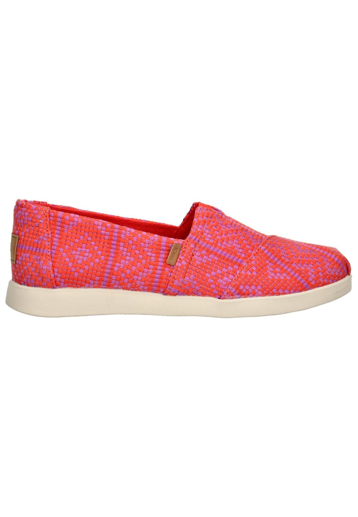 TOMS Slipper Textil Rot