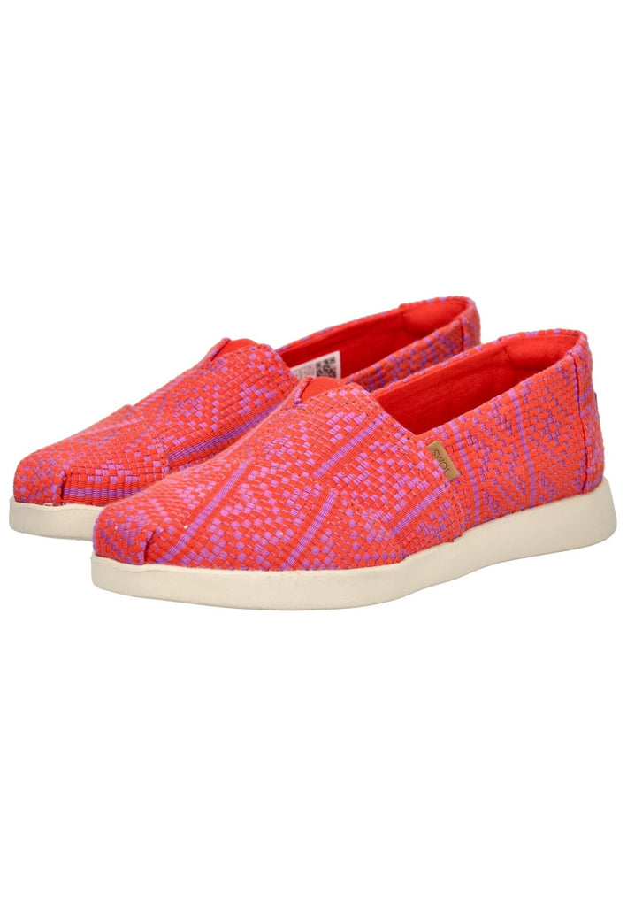 TOMS Slipper Textil Rot