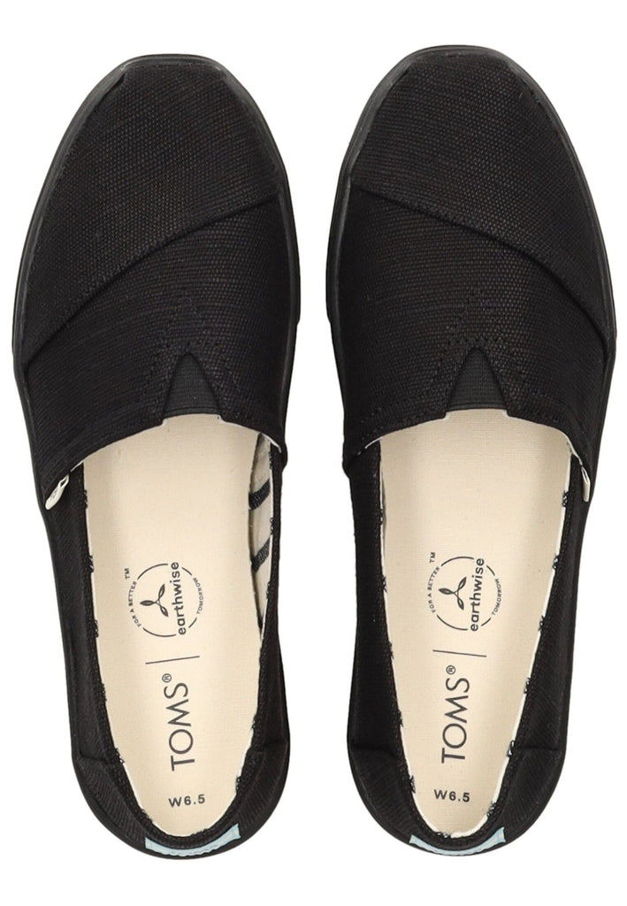 TOMS Slipper Textil Schwarz