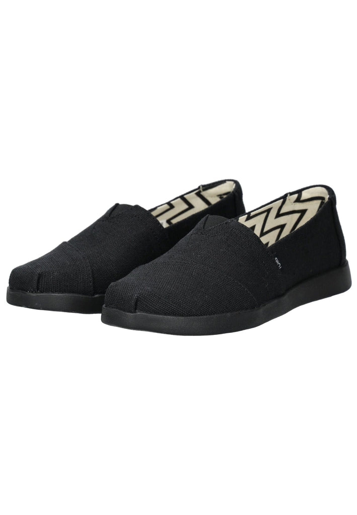 TOMS Slipper Textil Schwarz/Schwarz