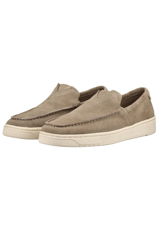 TOMS Slipper Veloursleder Taupe