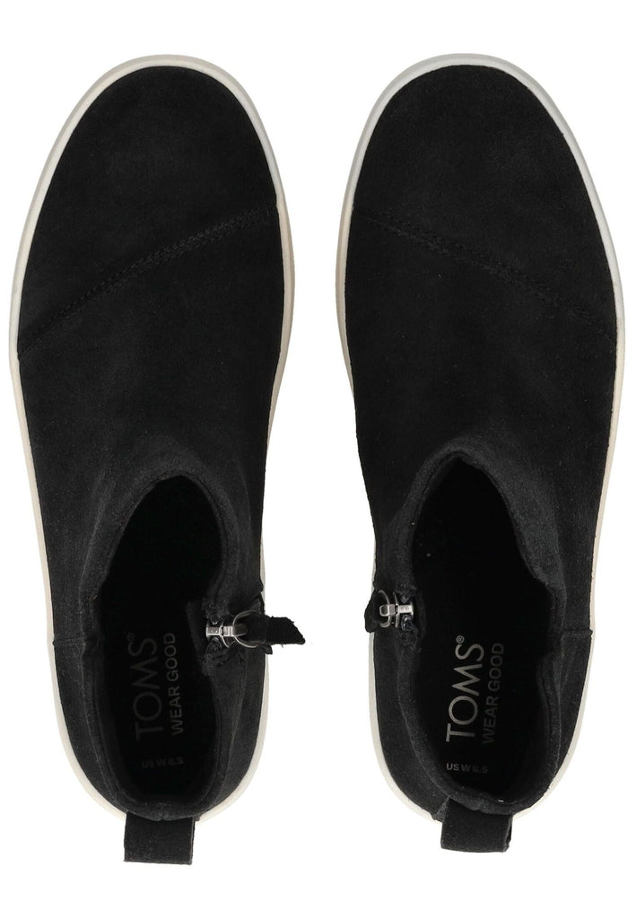 TOMS Sneaker Leder Schwarz