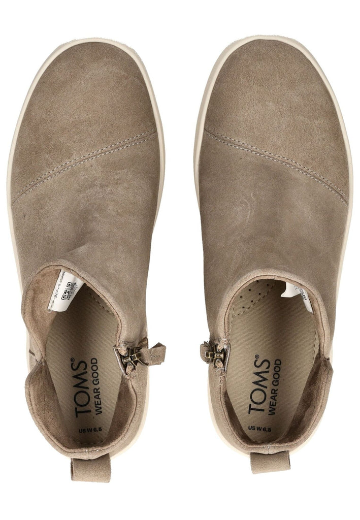 TOMS Sneaker Leder Taupe