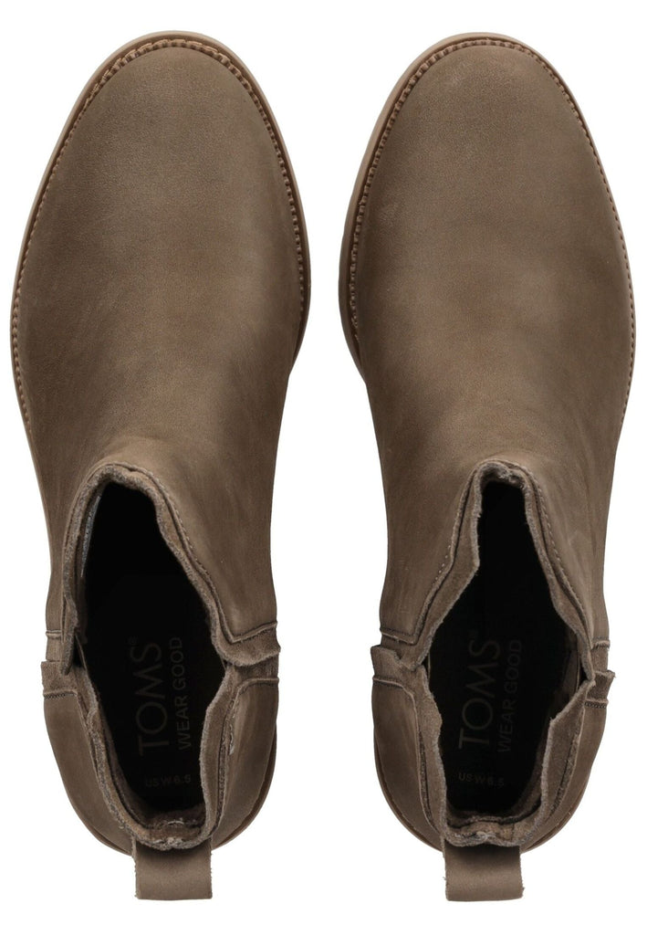 TOMS Stiefelette Leder Grün