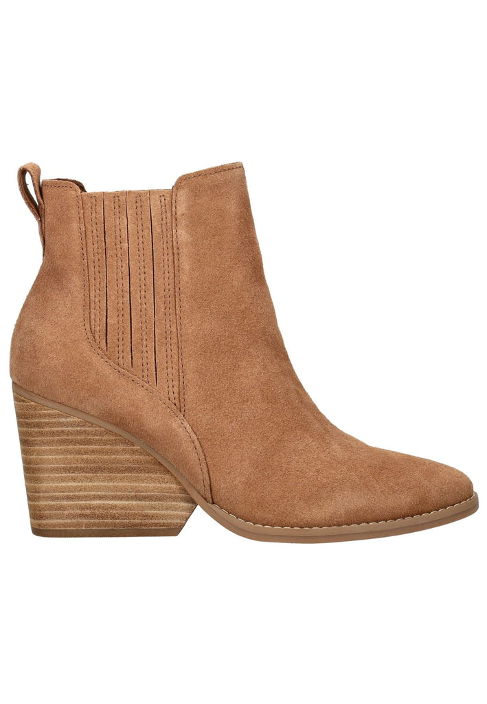 TOMS Stiefelette Leder/Textil Braun