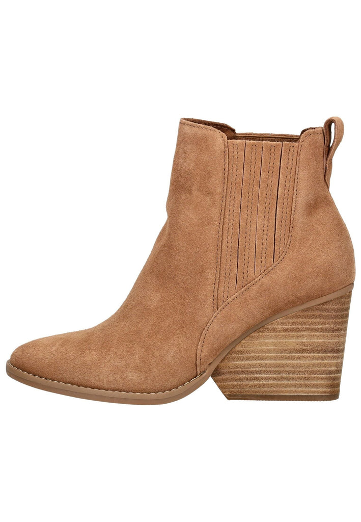 TOMS Stiefelette Leder/Textil Braun