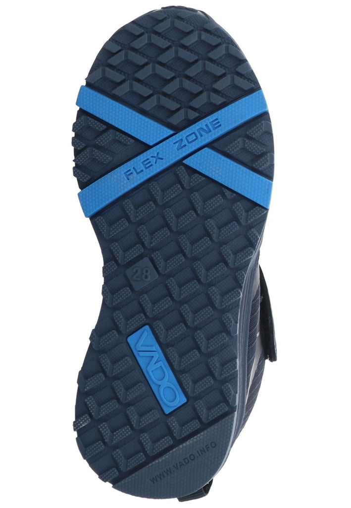 VADO Sneaker Lederimitat/Mesh Blau