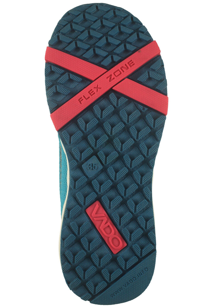 VADO Sneaker Lederimitat/Mesh Türkis