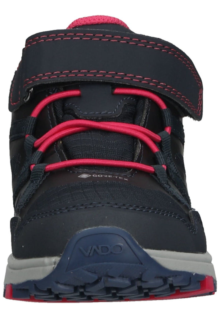 VADO Sneaker Lederimitat/Nylon Dunkelblau Warmfutter