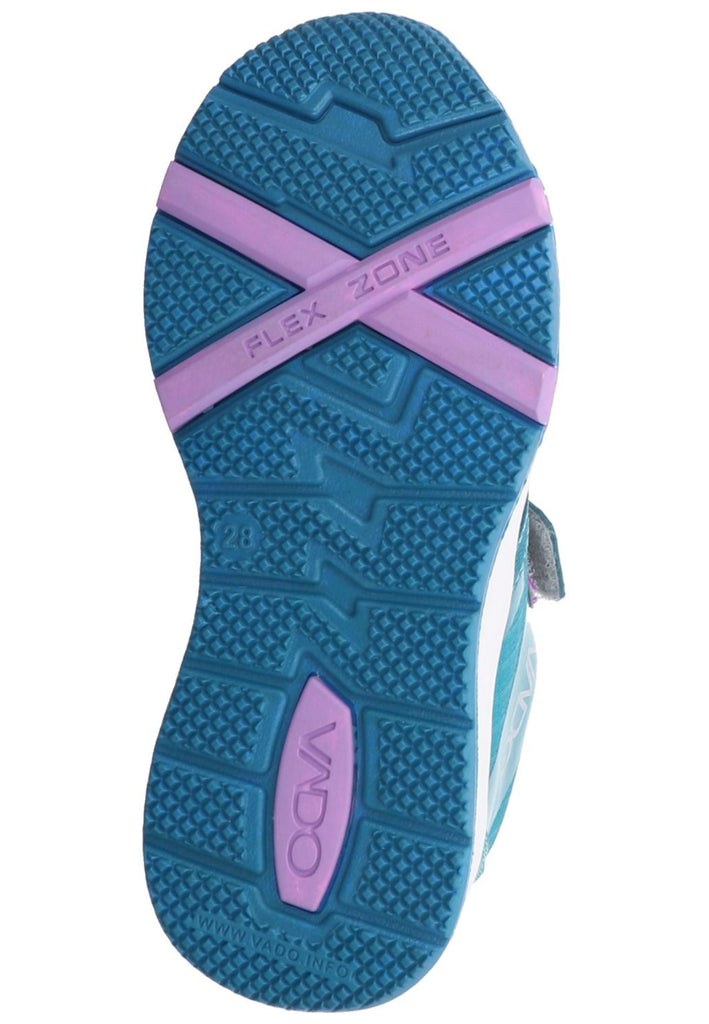 VADO Sneaker Lederimitat/Textil Petrol