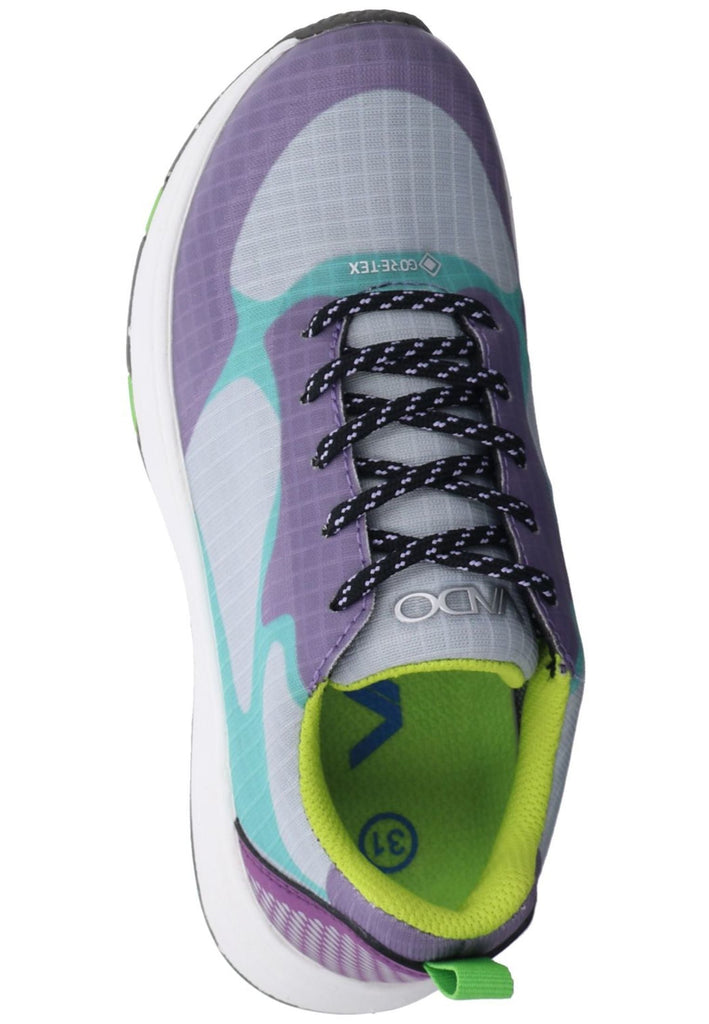 VADO Sneaker Lederimitat/Textil Weiß/Lila
