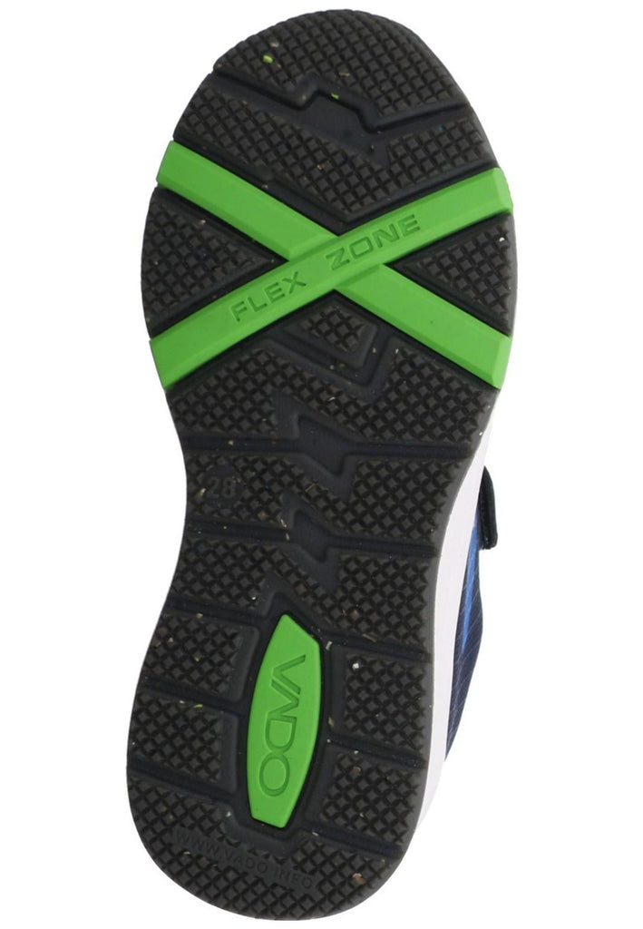 VADO Sneaker Textil Blau/Grün