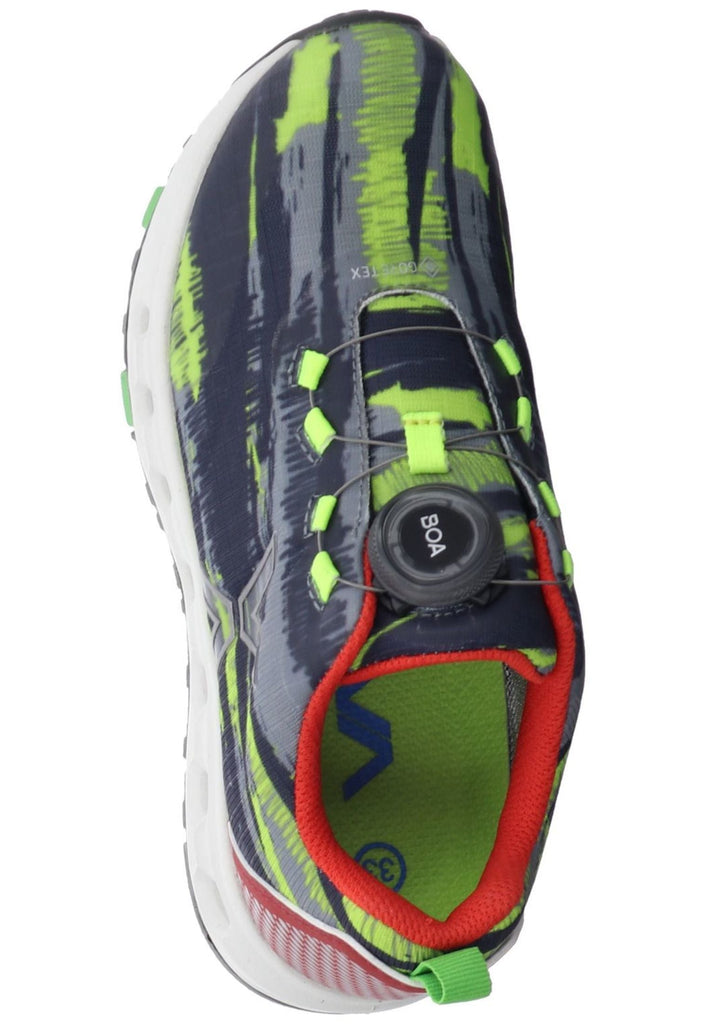 VADO Sneaker Textil Grau/Grün