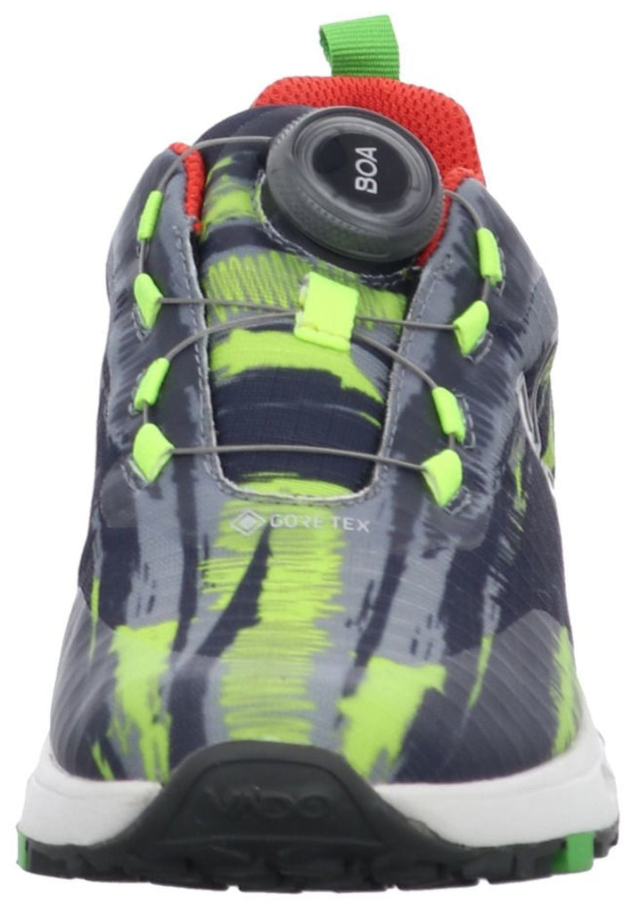 VADO Sneaker Textil Grau/Grün