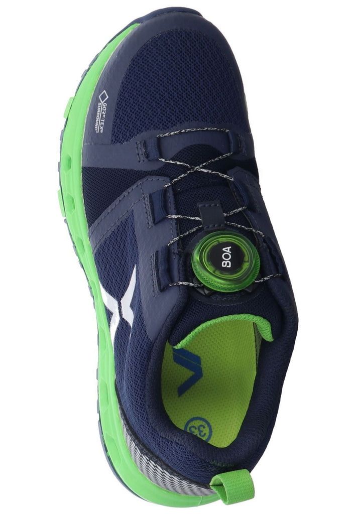 VADO Sneaker Textil Navy/Grün