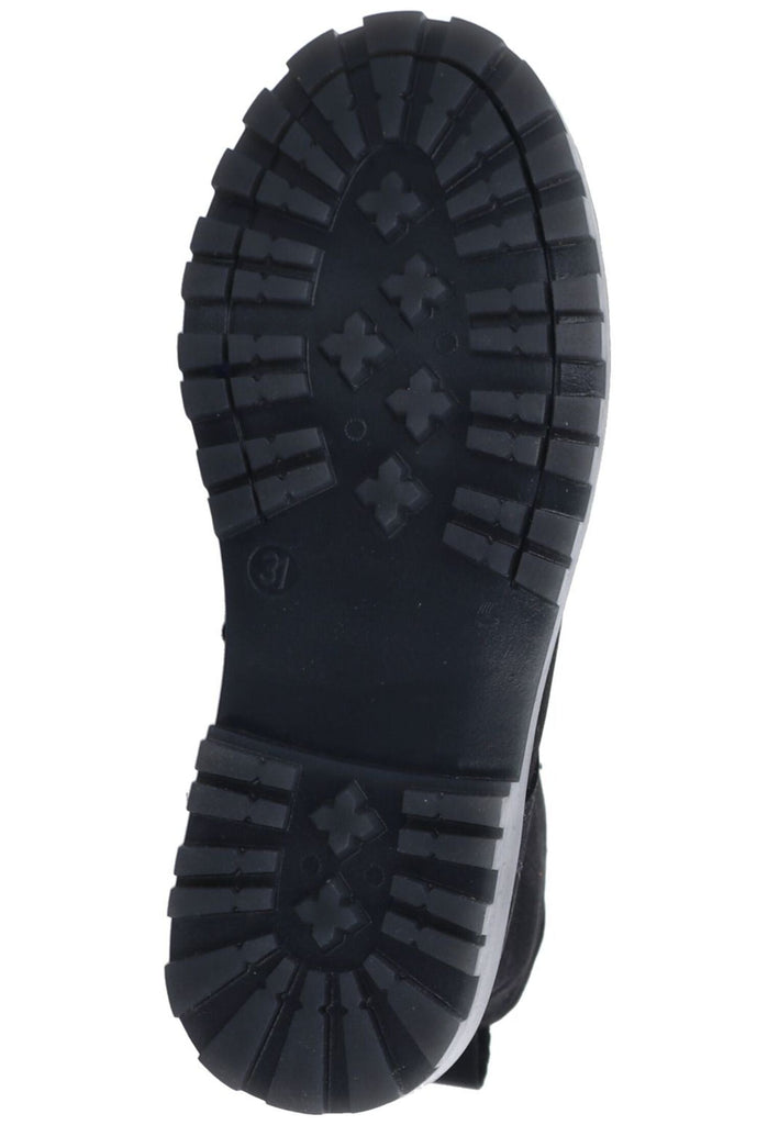 VADO Stiefelette Leder Schwarz Warmfutter