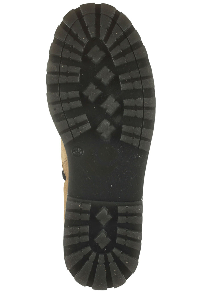 VADO Stiefelette Leder Taupe Warmfutter