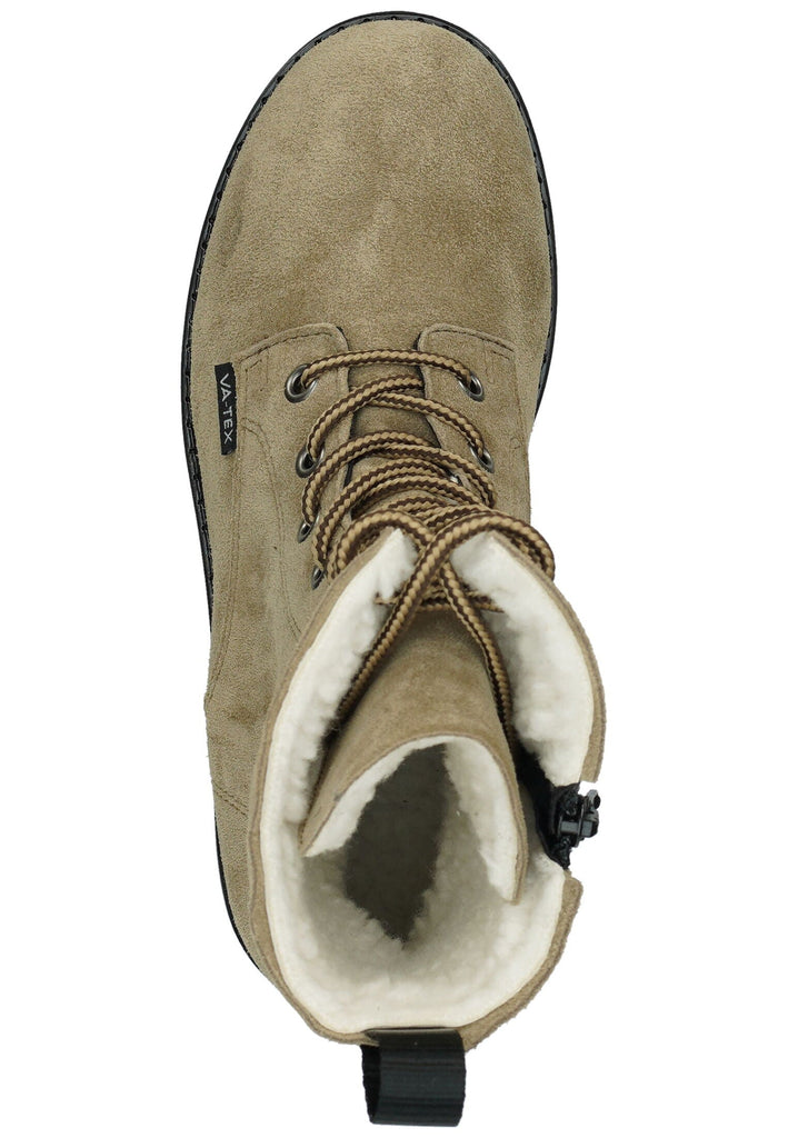 VADO Stiefelette Leder Taupe Warmfutter