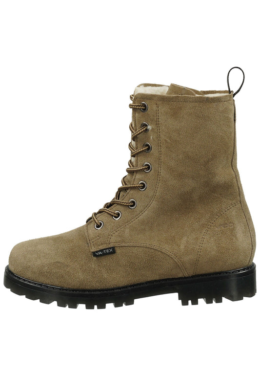 VADO Stiefelette Leder Taupe Warmfutter